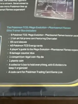 Pokemon TCG: Mega Evolution Phantasmal Flames Elite Trainer Box ETB - Set of 2 - Image 3