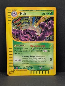 Muk H17/H32 Aquapolis Holo Rare Pokemon TCG Nintendo vintage MP+ - Image 1