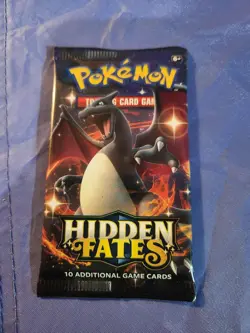 RARE Pokemon -Hidden Fates- SEALED Booster Pack Charizard Pack - Image 1