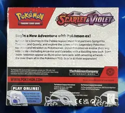 Pokemon 2023 Scarlet & Violet Base Booster Box TCG Nm M - Image 3