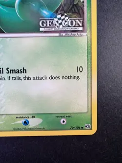 Pokemon Treecko Gencon Indianapolis Promo 2005 Emerald 70/106 Non Holo - Image 5