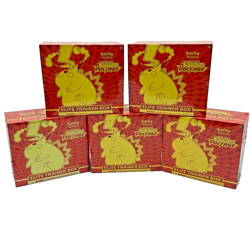 Lot of (5) Pokemon TCG Vivid Voltage Elite Trainer Box Factory Sealed ETB - Image 1