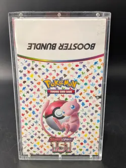 Pokemon 151 SV3.5 Booster Bundle Display Case Sealed w/ Acrylic Case - Image 1
