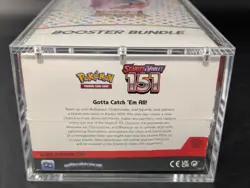 Pokemon 151 SV3.5 Booster Bundle Display Case Sealed w/ Acrylic Case - Image 3