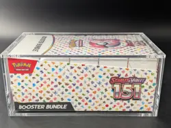 Pokemon 151 SV3.5 Booster Bundle Display Case Sealed w/ Acrylic Case - Image 4