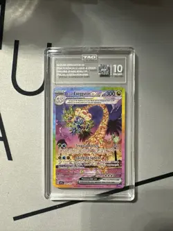 TAG 10 GEM MINT 2024 Pokemon Alolan Exeggutor ex Surging Sparks 242/191 SIR - Image 1