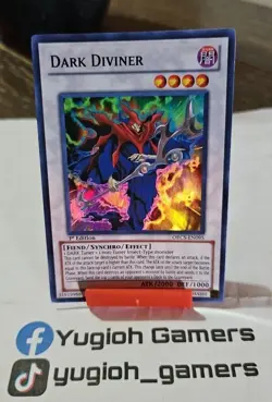 YUGIOH DARK DIVINER ORCS-EN095 1 ST EDITION SUPER LIGHT PLAYED - Image 1