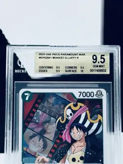 2023 One Piece Paramount War Monkey D Luffy R BGS 9.5 - Image 2