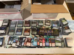 100 Bulk Magic The Gathering Lot Cards No Duplicates Commander - Image 1