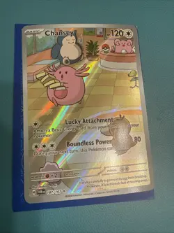Pokemon Trading Card: Chansey IR 187/167 (Mint - Near Mint) - Image 1