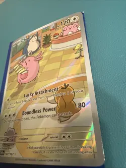 Pokemon Trading Card: Chansey IR 187/167 (Mint - Near Mint) - Image 4