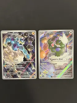 Tornadus 210 & Thundurus 209 Pokemon TCG Black Bolt White Flare ETB Promo Cards - Image 1