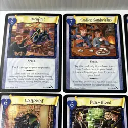 Harry Potter TCG Spell Card Lot 19 Cards 2002 Spell Password Blue Heart/4j-T - Image 2