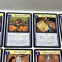 Harry Potter TCG Spell Card Lot 19 Cards 2002 Spell Password Blue Heart/4j-T - Image 3