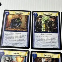 Harry Potter TCG Spell Card Lot 19 Cards 2002 Spell Password Blue Heart/4j-T - Image 4