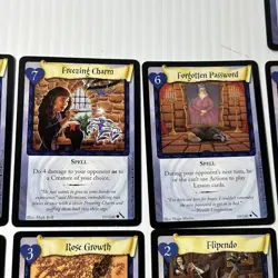 Harry Potter TCG Spell Card Lot 19 Cards 2002 Spell Password Blue Heart/4j-T - Image 5