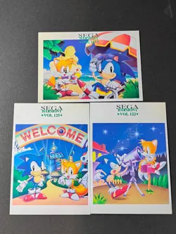 SEGA Freaks HARMONY 108 109 112 Sonic the Hedgehog Tails Cards Japanese aca469 - Image 1