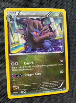 Zweilous 95/124 Reverse Holo Pokemon Card - B&W Dragons Exalted set - 2012 - MP - Image 2