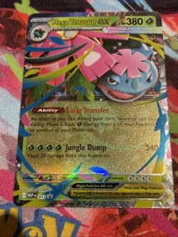 Pokemon TCG Mega Venusaur ex MEP013 013 Promo Card NM/M Not Jumbo - Image 1
