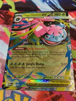Pokemon TCG Mega Venusaur ex MEP013 013 Promo Card NM/M Not Jumbo - Image 2
