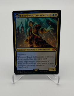 Magic The Gathering Trading Card Final Fantasy Emet-Selch Unsundered FIN 0218 - Image 1