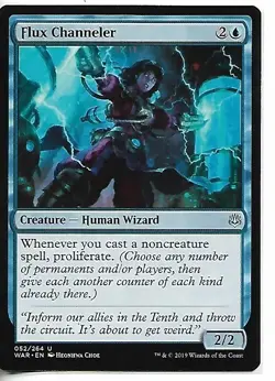 Flux Channeler MTG Magic the Gathering Card NM Near Mint WAR - Image 1