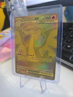 🔥 Mega Charizard X EX 130/094 💎 Gold Secret Rare Full Art Pokemon Card NM/Mint - Image 3