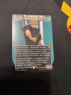 Cloud, Midgar Mercenary (Borderless) Regular Mythic #375 MTG Final Fantasy - Image 1