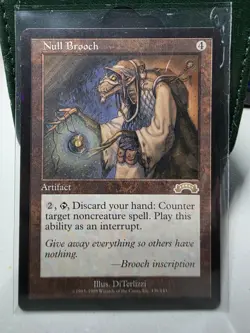 NM Null Brooch Exodus Mtg Magic the Gathering Rare - Image 1