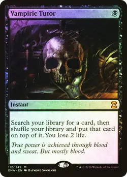 Vampiric Tutor Foil Eternal Masters NM MTG - Image 1