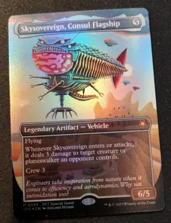Skysovereign, Consul Flagship - Foil - Borderless - SPG - MTG - NM - EN - Image 1