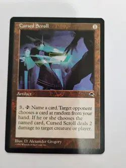 Cursed Scroll Tempest Regular NM/LP Reserve List - Image 1