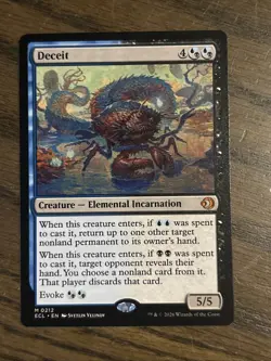 Deceit Lorwyn Eclipsed Regular MTG Magic 212 Near Mint - Image 1