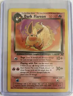 Pokemon TCG Team Rocket Set Dark Flareon 35/82 LP - Image 1