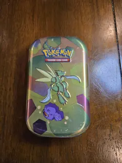 Pokemon TCG Scarlet & Violet 151 Scyther & Weezing Mini Tin NEW SEALED - Image 1
