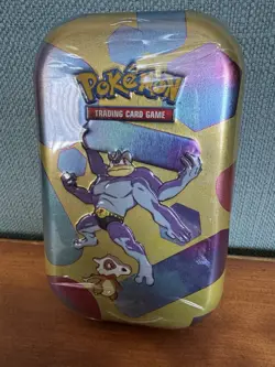 Pokemon TCG - Scarlet & Violet 151 Mini Tin - Machamp & Cubone - Factory Sealed - Image 1