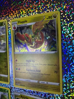 Pokemon TCG Flapple: TG02/TG30; Cosmos Holo Promo SWSH189; Reverse Holo 120/203 - Image 3