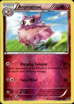 Pokemon Reverse Holo Aromatisse XY - BREAKpoint 85/122 LP - Image 1