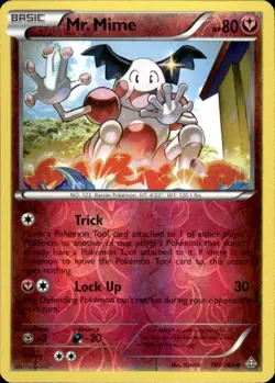 Pokemon Reverse Holo Mr. Mime XY - Primal Clash 101/160 LP - Image 1