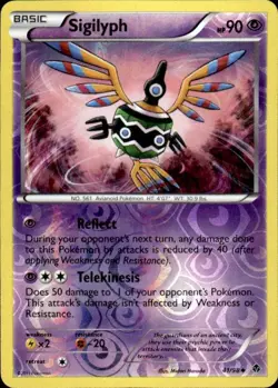 Pokemon Reverse Holo Sigilyph (41) Emerging Powers 41/98 LP - Image 1