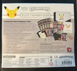 Pokemon TCG 25th Anniversary Celebrations Factory Sealed Elite Trainer Box - Image 2