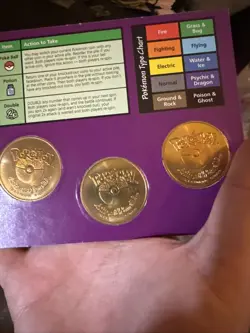 Pokemon Battling Coin Game 1999 Nintendo As Shown - Image 4