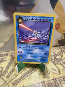 Pokemon Dark Golduck 37/82 Team Rocket 1st Edition Uncommon - Image 1
