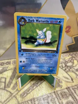 Dark Wartortle 1st Edition 46/82 Team Rocket Pokemon TCG LP WotC - Image 1