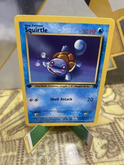 Pokemon TCG Team Rocket 1st Edition Squirtle 68/82 Common Regular LP - Image 1