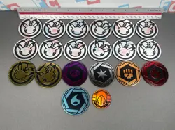 Pokemon Set 25th Anniversary Celebrations Pikachu SILVER & Gold HOLO Coins Lot - Image 1