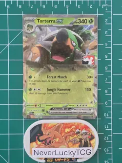 Torterra ex 012/162 Temporal Forces Play! Pokemon Prize Pack Series - Image 1