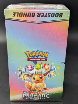 Pokemon SV8.5 Prismatic Evolutions Factory Sealed Booster Bundle Display Case - Image 1