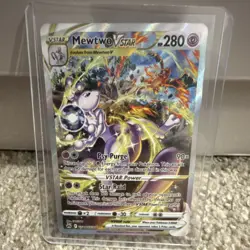 Pokemon Mewtwo VSTAR Crown Zenith Galarian Gallery Ultra Rare Holo GG44/GG70 - Image 1