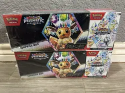 (2) Pokemon Sam's Club Prismatic Evolutions Surprise Box + Booster Bundle Lot - Image 1